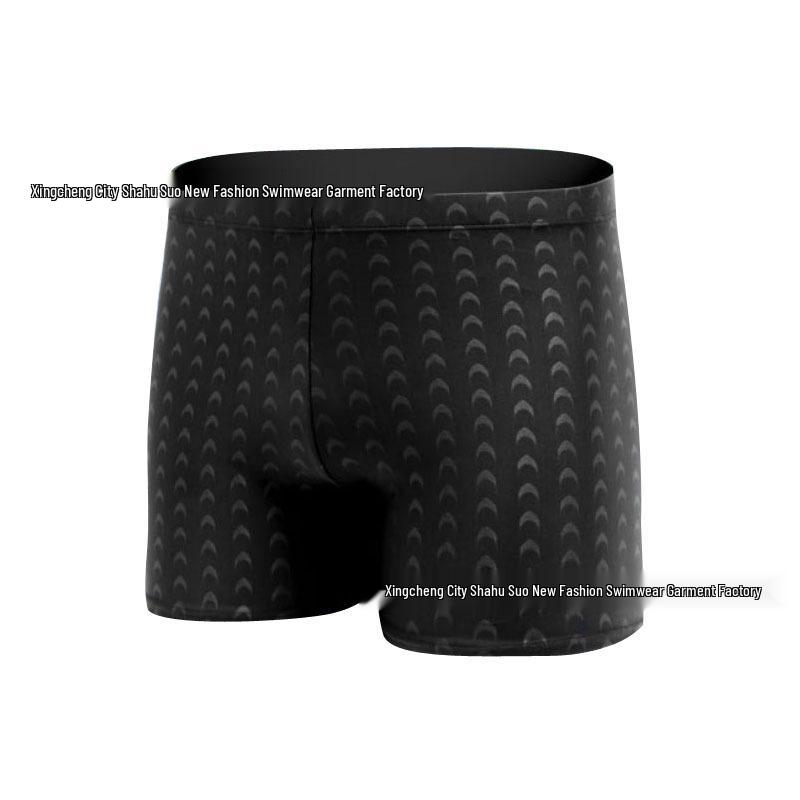 2020 Men's Sharkskin Quick-Dry Waterproof Swim Trunks - Professional Five-Point Bestseller