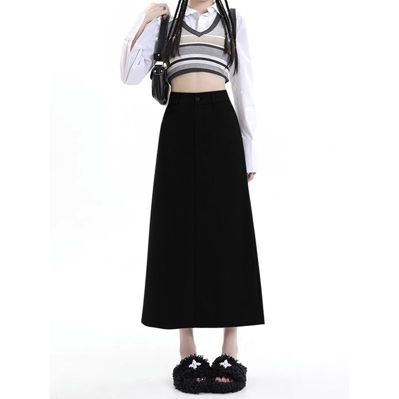 

mm Gray Fat Sister Covering A- line Dress Suit Black S