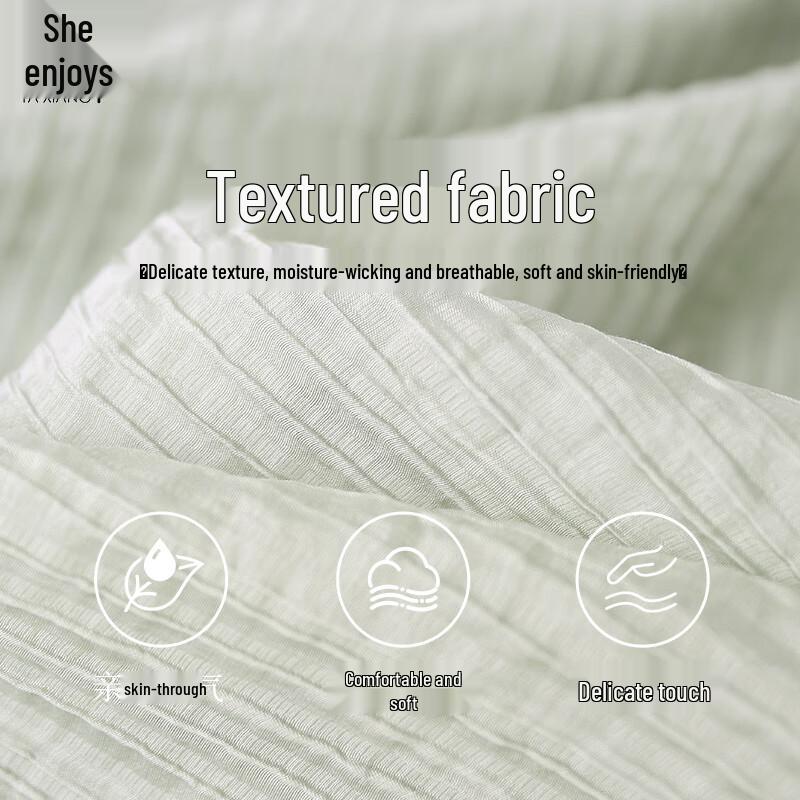 Elegant Korean Style Short Sleeve A-Line Midi Dress