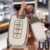 RXEC6 Key Fob Cover for Hyundai 2007-2017 Azera Elantra GT Equus Genesis Santa Fe Tucson Veloster Veracruz Kia  Keychain Lanyard