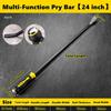 Multi-Function Long Pry Bar 8 12 18 24 inch Motorcycle Tire Crowbar Strike Cap Nail Puller Heavy Duty Car Repair Hand Tools CV-R