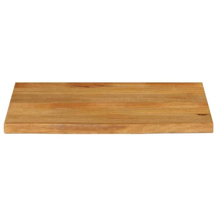 VidaXL Dessus de table à bord vivant 80x60x2,5 cm bois massif manguier 370548