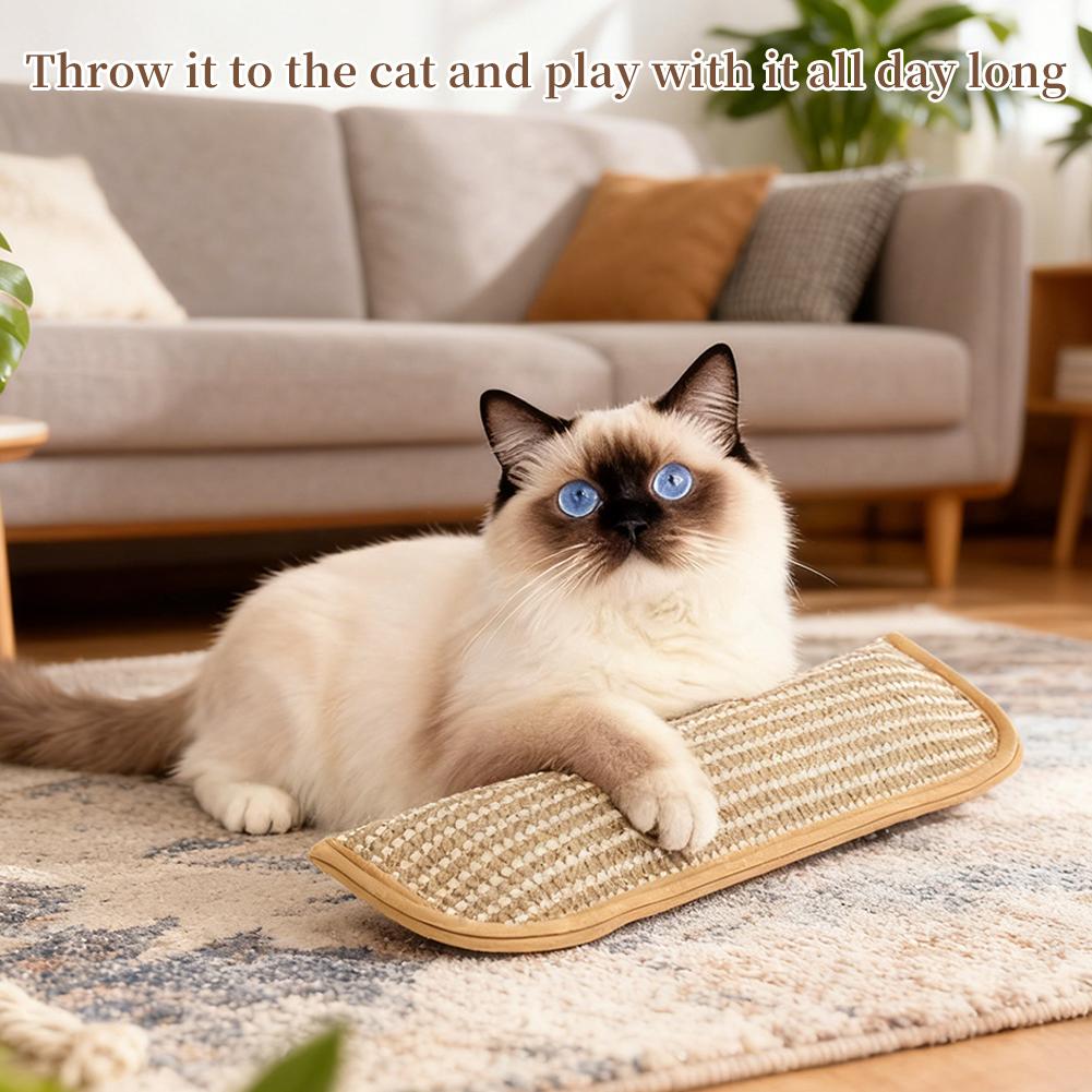 Cat Scratcher Interactive Toys For Cat Catnip Pillow Kitten Claw Grinder Scratching Post Cat's Self Pleasure Relieving Paw Grind