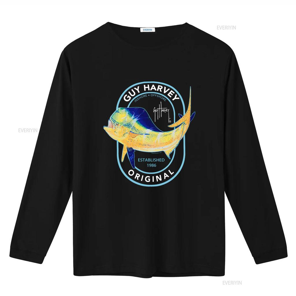 Guy Harvey Original Established 1986 Mens Small T Shirt Inshore Offshore Lifestyle Fish Print vintage Washed Soft Stylish