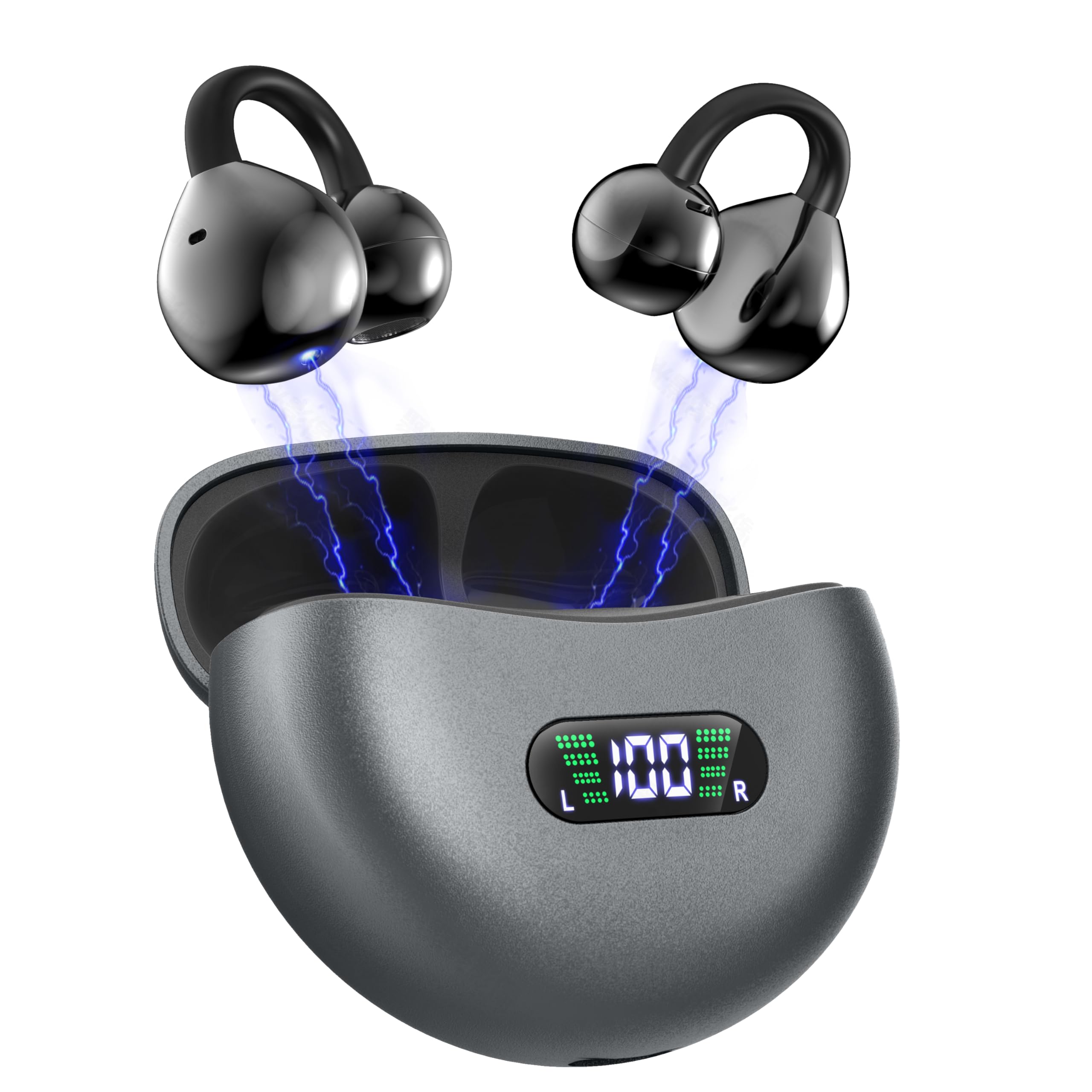 

Беспроводные Bluetooth Спортивные Беспроводные Двойной Светодиодный Индикатор Питания Bluetooth Открытые Подходят для и Тренировок Наушники, Наушники, Зарядка, Дисплей, Водонепроницаемые,