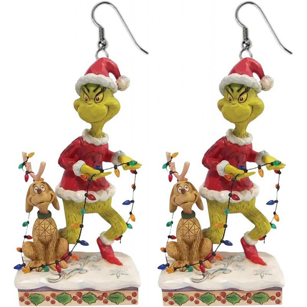 1 Pair Cute Cartoon Earrings Gift For Women Girl Birthday/Valentine's Day/Anniversary