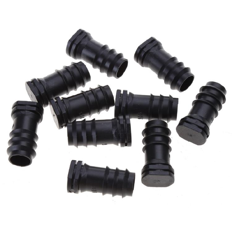 Pack of 10 16mm Pipe Barbed Caps Garden Hose Connectors Screw Connectors Plugs