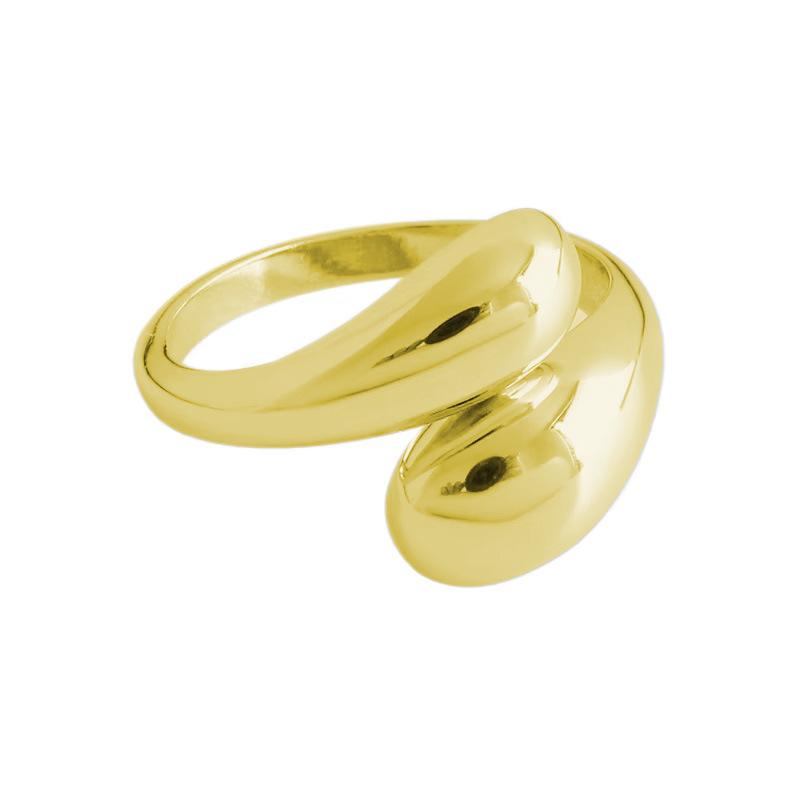

European and American glossy bracelet ring set, simple temperament bracelet, light luxury niche cold wind jewelry