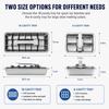 6/18 Cavity Quick Freezing Stainless Steel Ice Tray Lever Release Metal Cube Maker Mold Reusable Box For Cocktail Drinks