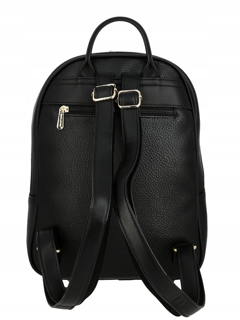 David Jones Women's Urban Backpack, Eco-leather, Black