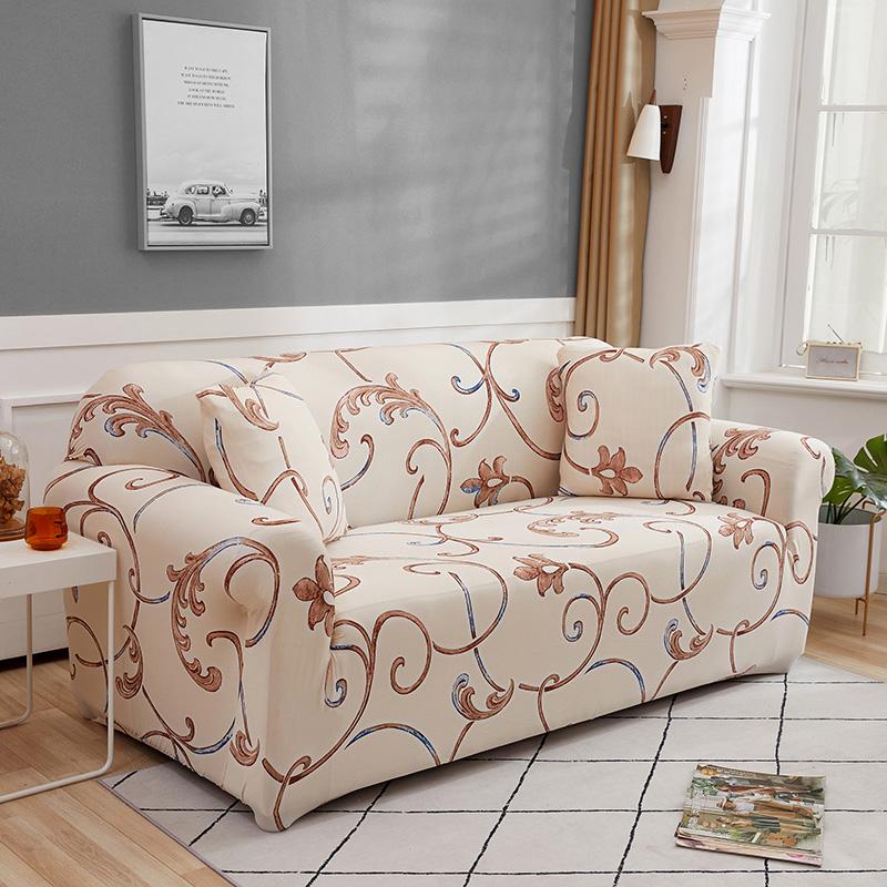 Printed Sofa Cover Stretch Couch Cover Sofa Slipcovers for Couches and Loveseats Washable  Furniture Protector for Pets Kids