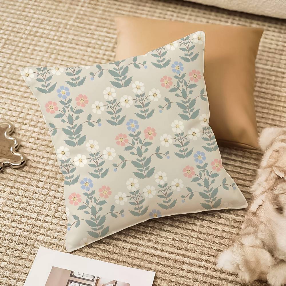 Bohemian Ethnic Style Pillow Case Sofa And Living Room Decorative Cushion Covers Dust-proof And Mite-proof Invisible Zipper