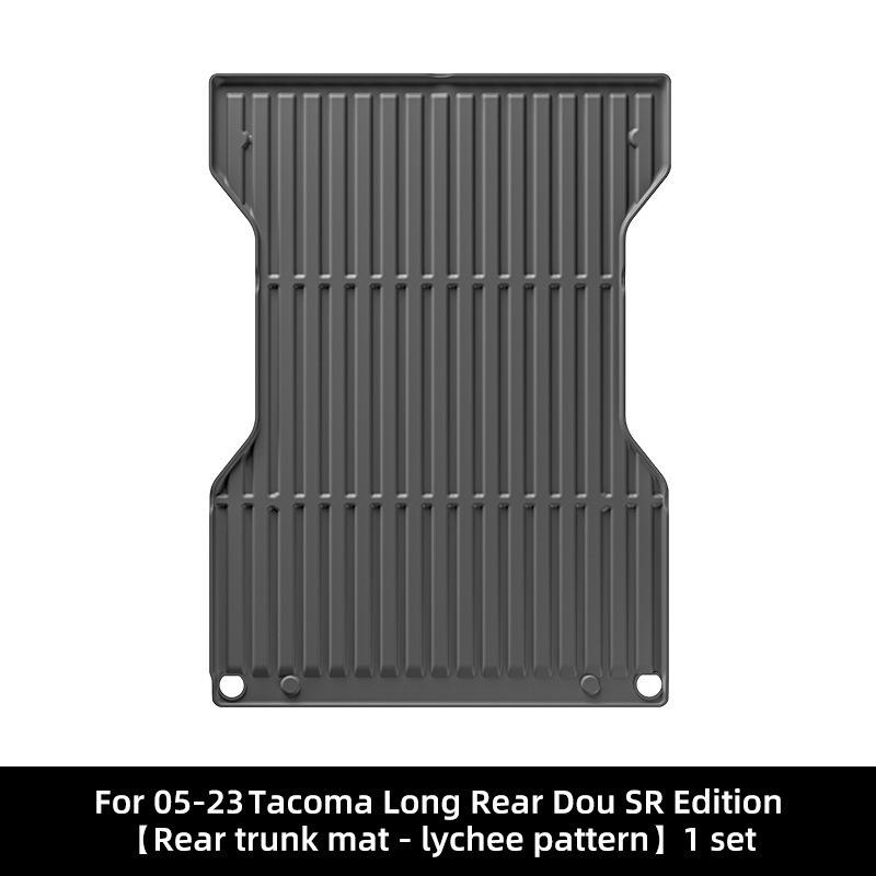 Stain-Resistant TPE Floor & Rear Bed Mats for 2004-2024 Toyota Tacoma