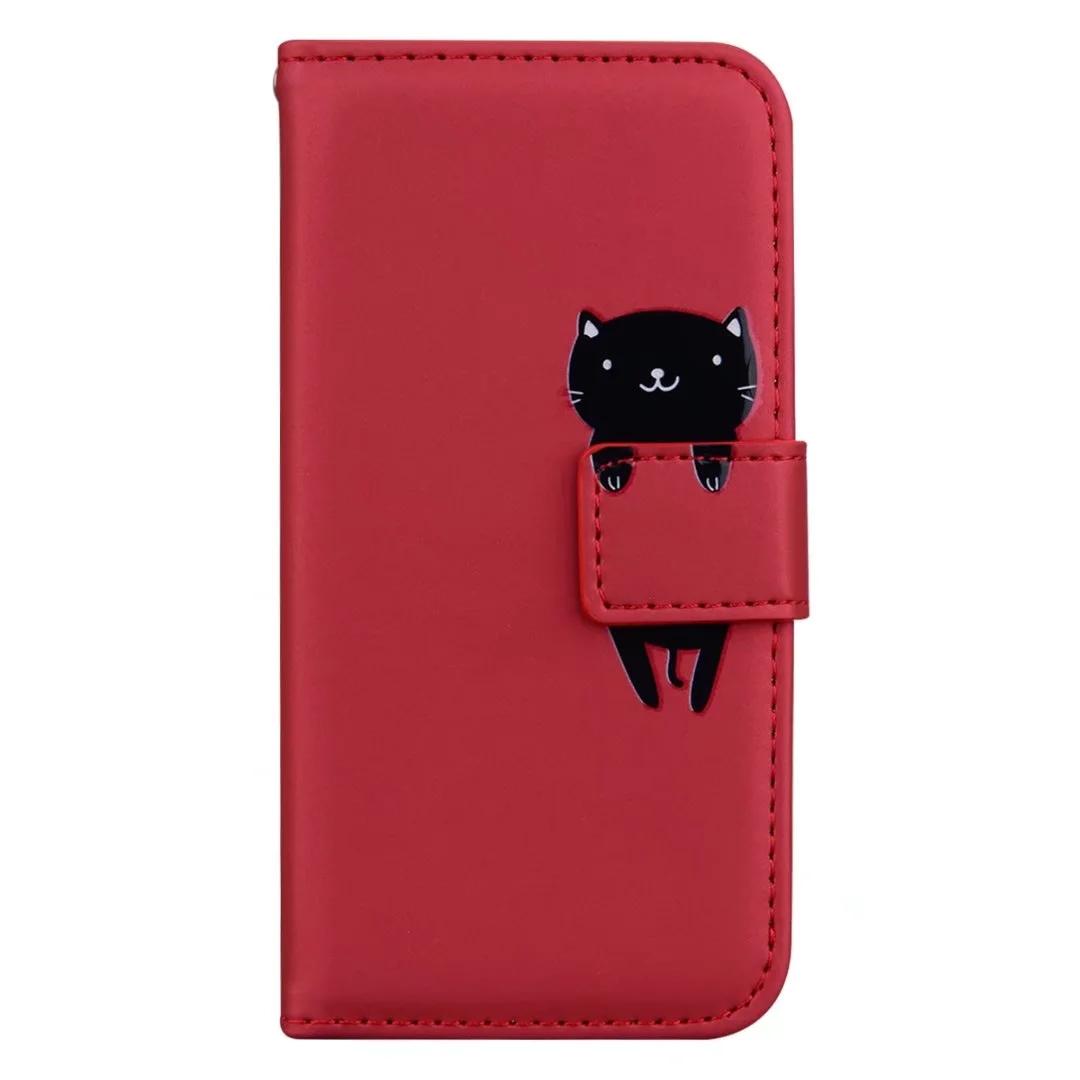 

Флип-чехол-кошелек для Samsung S24 S23 S22 A55 A35 A25 A54 A53 iPhone 15 14 13 12 11 Pro MaxCase iPhone 14 красный