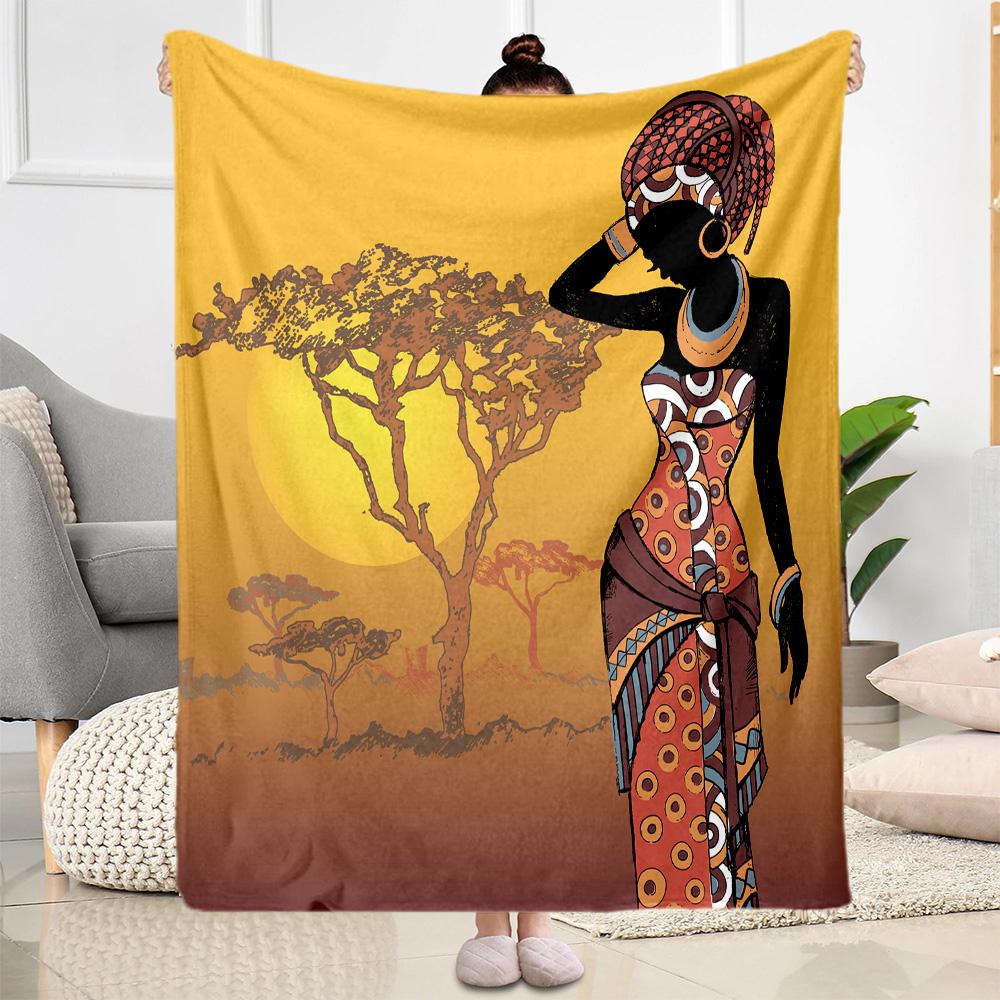 African Dance And Music Blankets are suitable for living rooms, bedrooms, camping, and other places, making them an ideal choice for gifts.