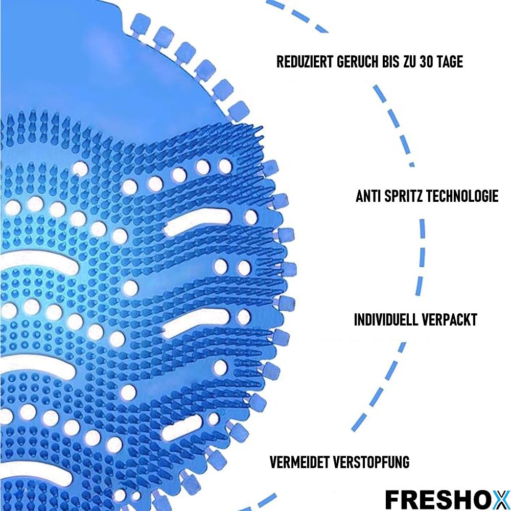 FRESHOX 5 stk Duft-Urinalrist Urinalinnlegg Pissoarrist Luftfrisker 30 dager