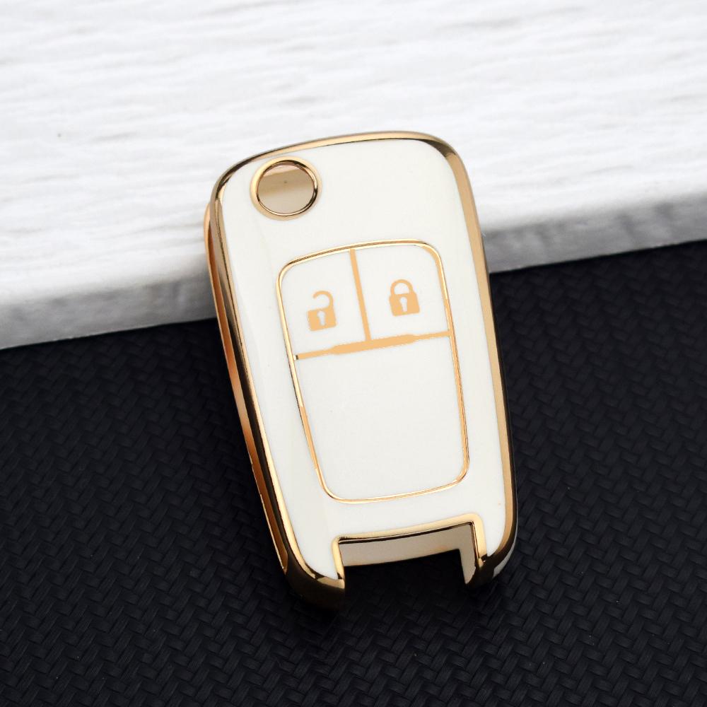 Car Key Case For  Chevrolet Cruze Aveo Trax Sail Malibu Captiva Opel Vauxhall Astra J Corsa Mokka Insignia Tpu Flip Key Cover
