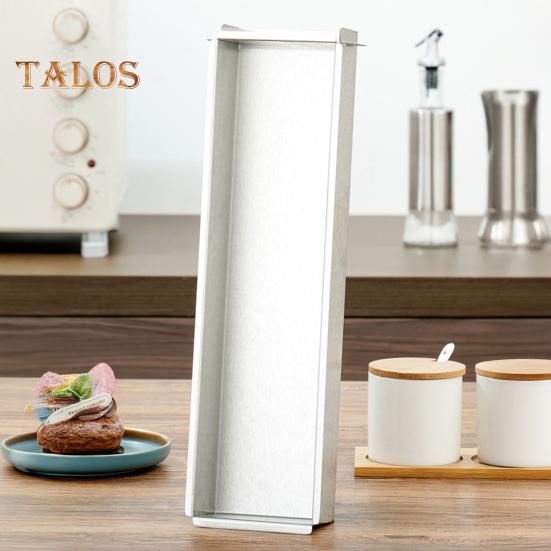 Tiramisu-Form aus Edelstahl, handelsübliche rechteckige Backform für Kuchenschichten, antihaftbeschichtete Mousse-Form für selbstgemachte Kuchen, Kekse und Schokolade