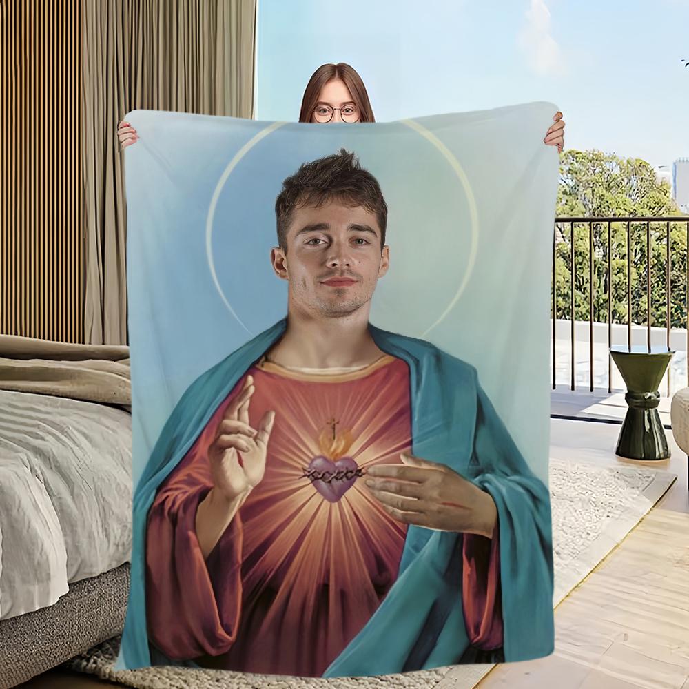 Charles Leclerc God Art Blanket Soft And Comfortable Nap Blanket Suitable For Room Office Bedroom Warm Birthday Home Kid Gift
