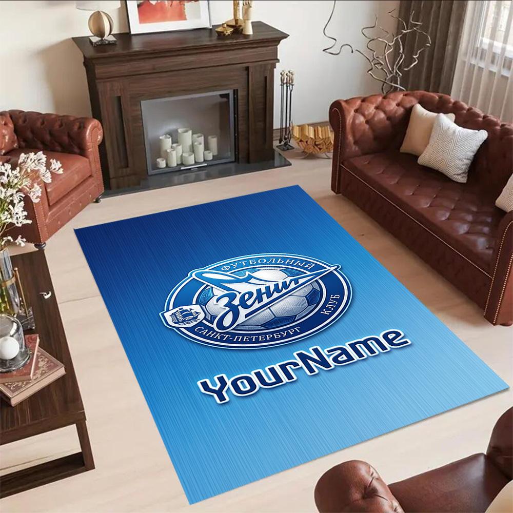 Fc Zenit Saint‑petersburg 37 Customize Text Floor Mat Perfect for Balcony Bedrooms Foyer Outdoor Anti-slip Rug Anime Office Decor