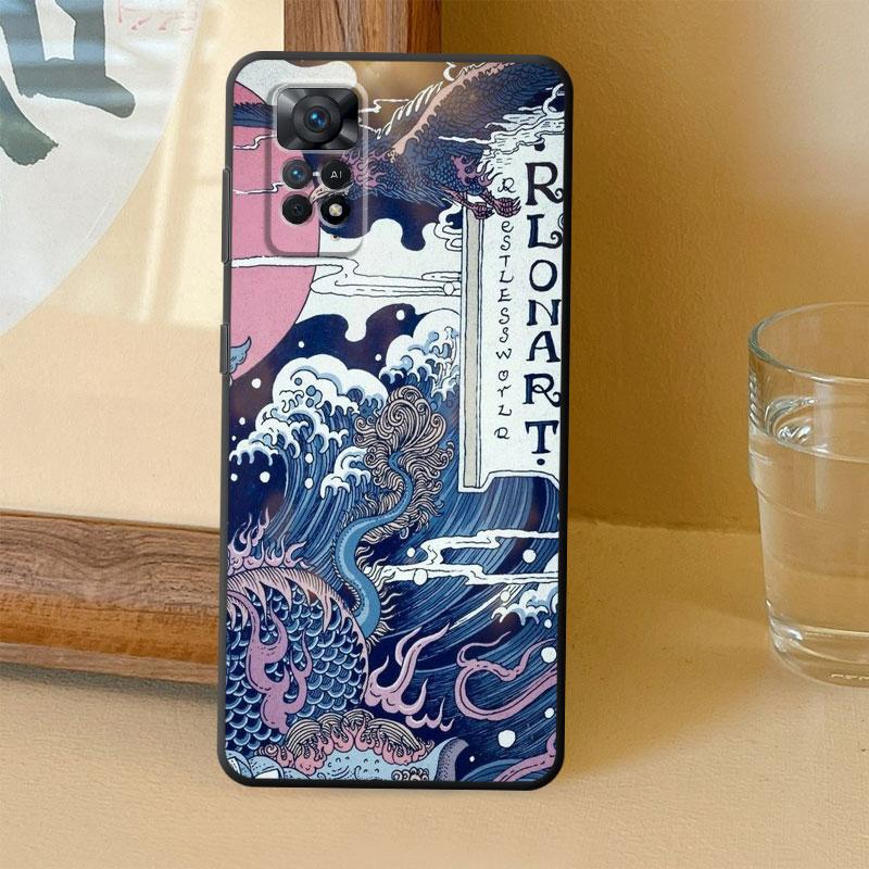 Silikon-Telefonhülle für Samsung Galaxy S23 5g S22 S20 Hinweis 20 Ultra 10 Plus 8 9 S21 Mode Chinesischer Tiger Drache Capa Cover