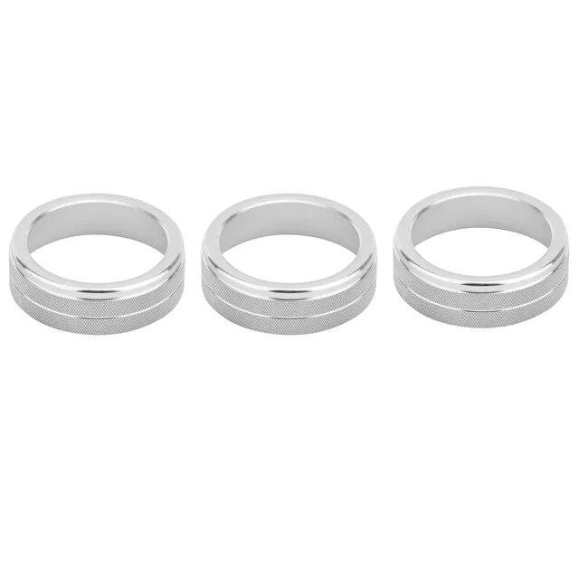 Doplňky k dekoraci auta Pro Volkswagen VW Golf 7 MK7 2014- Kryt knoflíku klimatizace Kroužek Nastavení Trim Cover