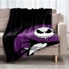 The Nightmare Before Christmas Theme Printed Blanket - Perfect for Couch, Bed, Travel & Outdoor Use | Machine Washable, Cozy & Durable.
