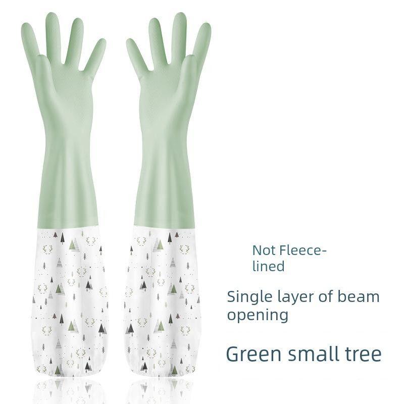 

Перчатки против брызг флисовая подкладка для готовки водонепроницаемые для готовки брызгозащищенные резиновый латекс кухонные для дома мытье посуды бытовой удобный гаджет Morandi 800 Green (Bundle Single Layer) S