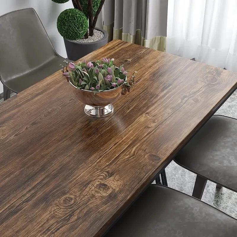 Vintage Wood Grain Self-Adhesive Removable Waterproof Wallpaper Peel And Stick Wallpaper Room Backdrop Furniture Wall Sticker