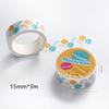Beautiful Wash Tape Flower Plant Japanese Masking Adhesive Tape Decors Scrap Booking Sticker Label