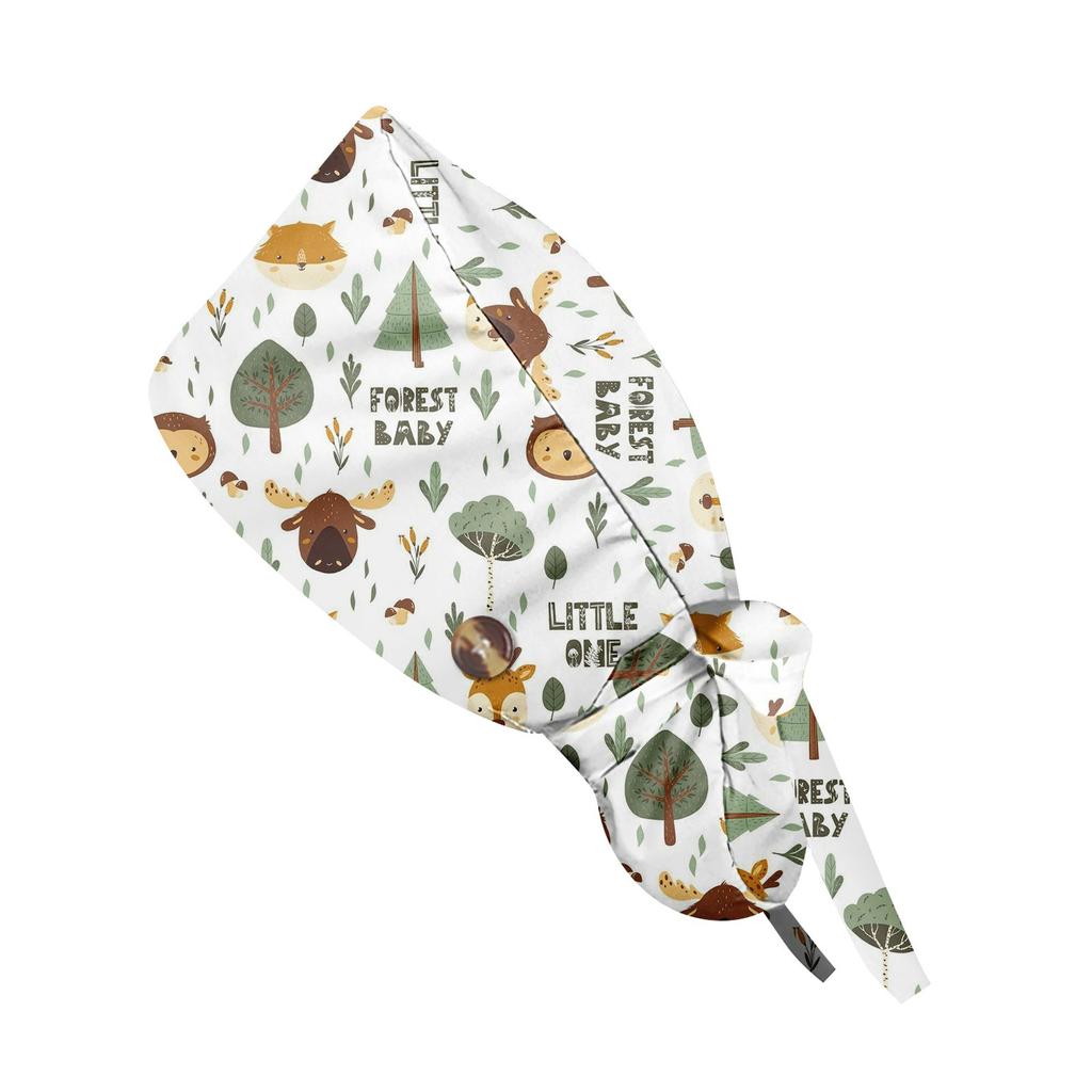 Modische Arbeitsmütze mit Animal-Print, lässige Damen-Pferdeschwanzmütze, Waschmütze, Baotou-Kappe