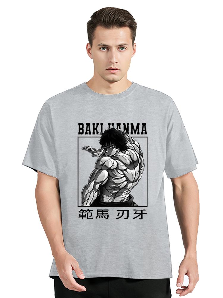 ZX Tričko Japonské Anime Grappler Baki Hanma Yujiro Dou Manga tričko Pánské Dámské bavlněné tričko Streetwear Grafické oblečení Oversized tričko