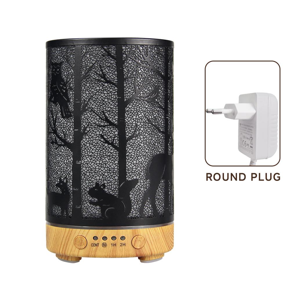 Aroma Diffusor Luftreiniger Tischgerät Ätherisches Öl Hohlhirsch Ultraschall-Luftbefeuchter 100ml Timing-Funktion Automatische Abschaltung