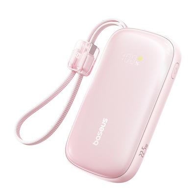 Powerbank 20000mAh 22.5W with Display Cable EnerFill FC21 Qpow 3 Ultra - Pink