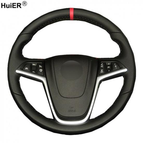 For Opel Mokka 2013 - 2016 ignia Astra J Hand Sewing Car Steering Wheel Cover