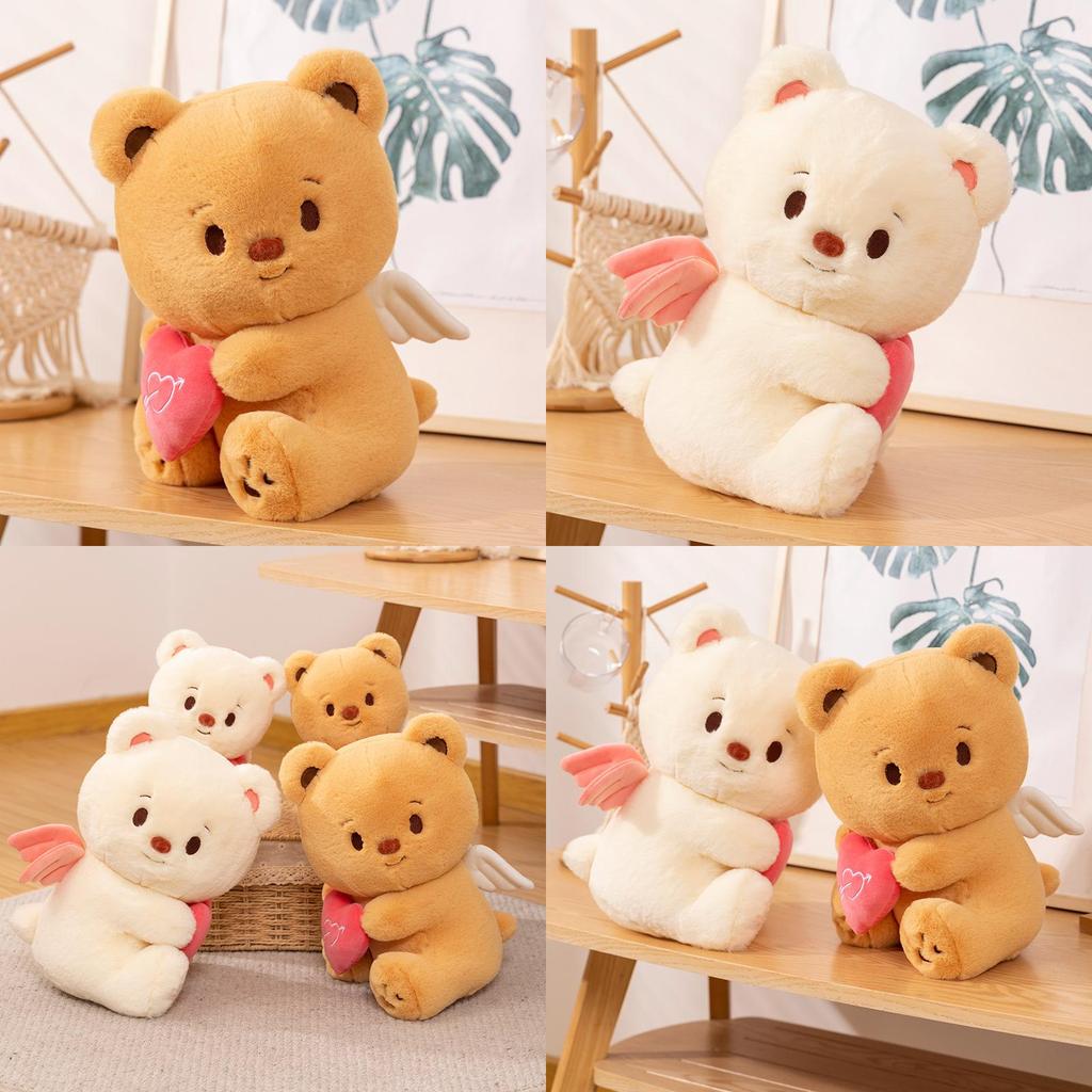 Adorable Teddy Bear Plush Toy Soft Cuddle Pillow For Kids And Toddlers Perfect Birthday Gift