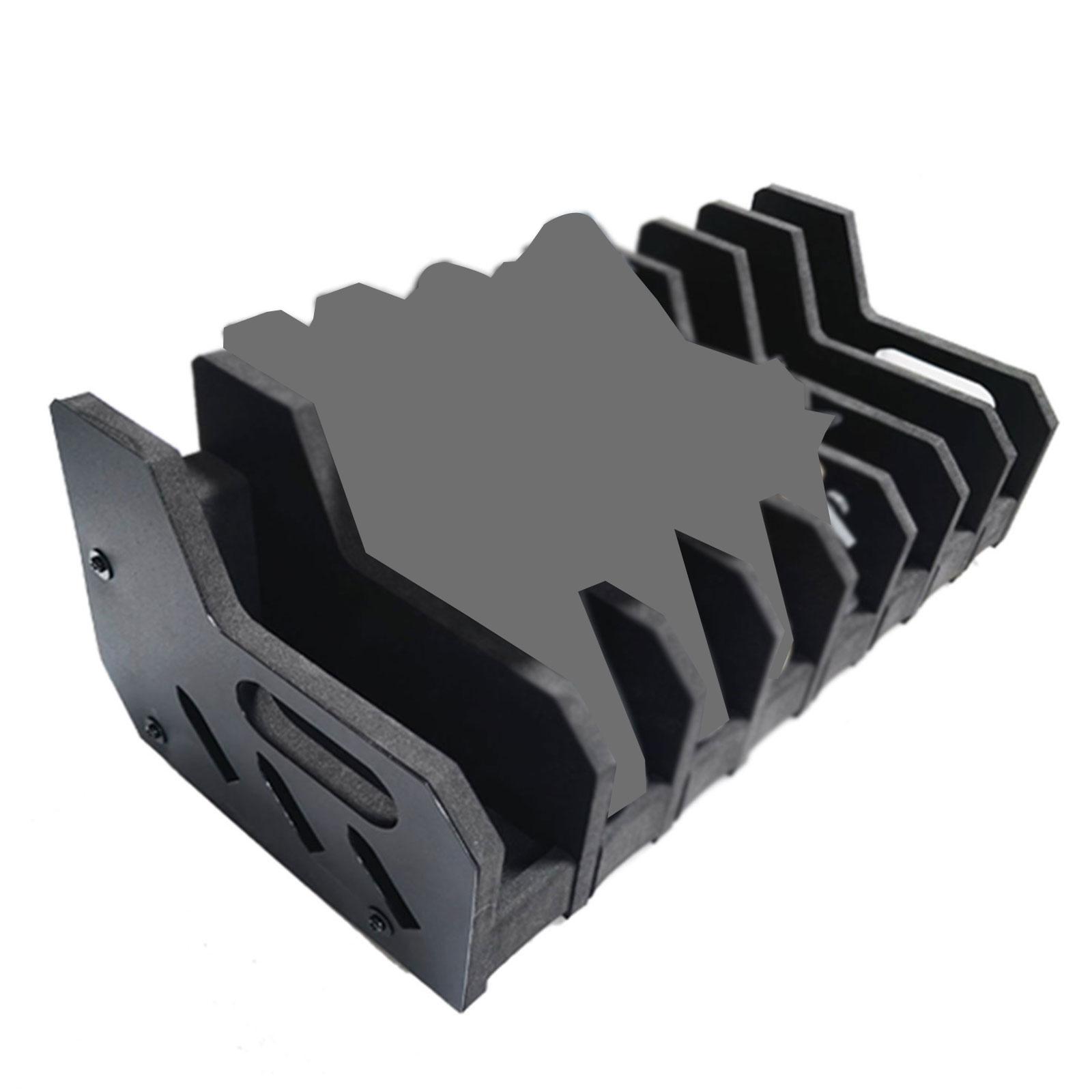 

Легка підставка для демонстрації пістолета 8 слотів Стелаж пістолета EVA Універсальні захисні кобури Аксесуари для стрільби