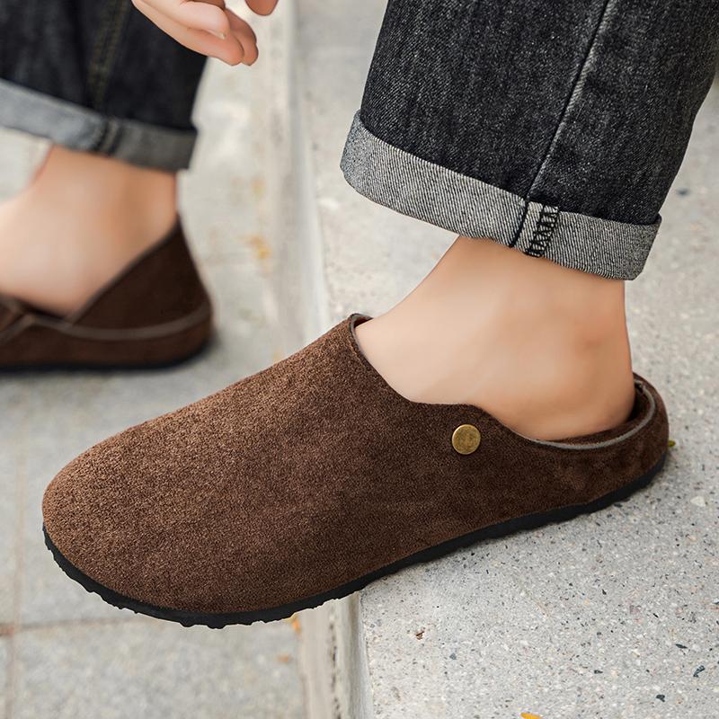 BJ Men's Shoes Bag Heel Half Drag Two Wear Casual Birkenstocks