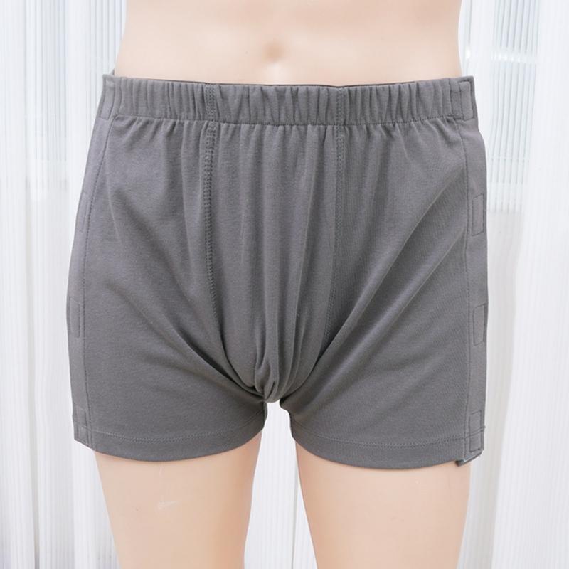 Full-Open Patient Care Shorts Postoperative Easy-On/Easy-Off Care Shorts