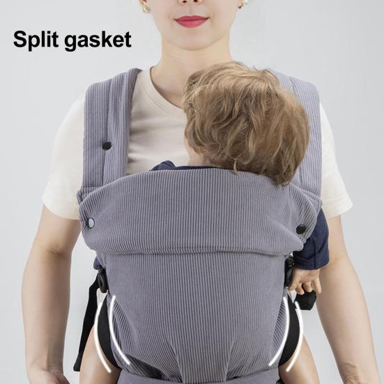 Baby Carrier for Newborns To Toddlers 7-36 Lbs Ergonomic 4-in-1 Design Adjustable Hip Seat Straps Supports Healthy Hip Spinal Development Baby Carrier