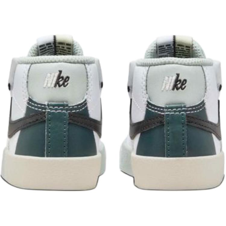 Nike Blazer 77 Remix Robuste Mid-Top Kinder-Skateschuhe Kinder-Sneaker Weiß Grün Schwarz FN6939-101