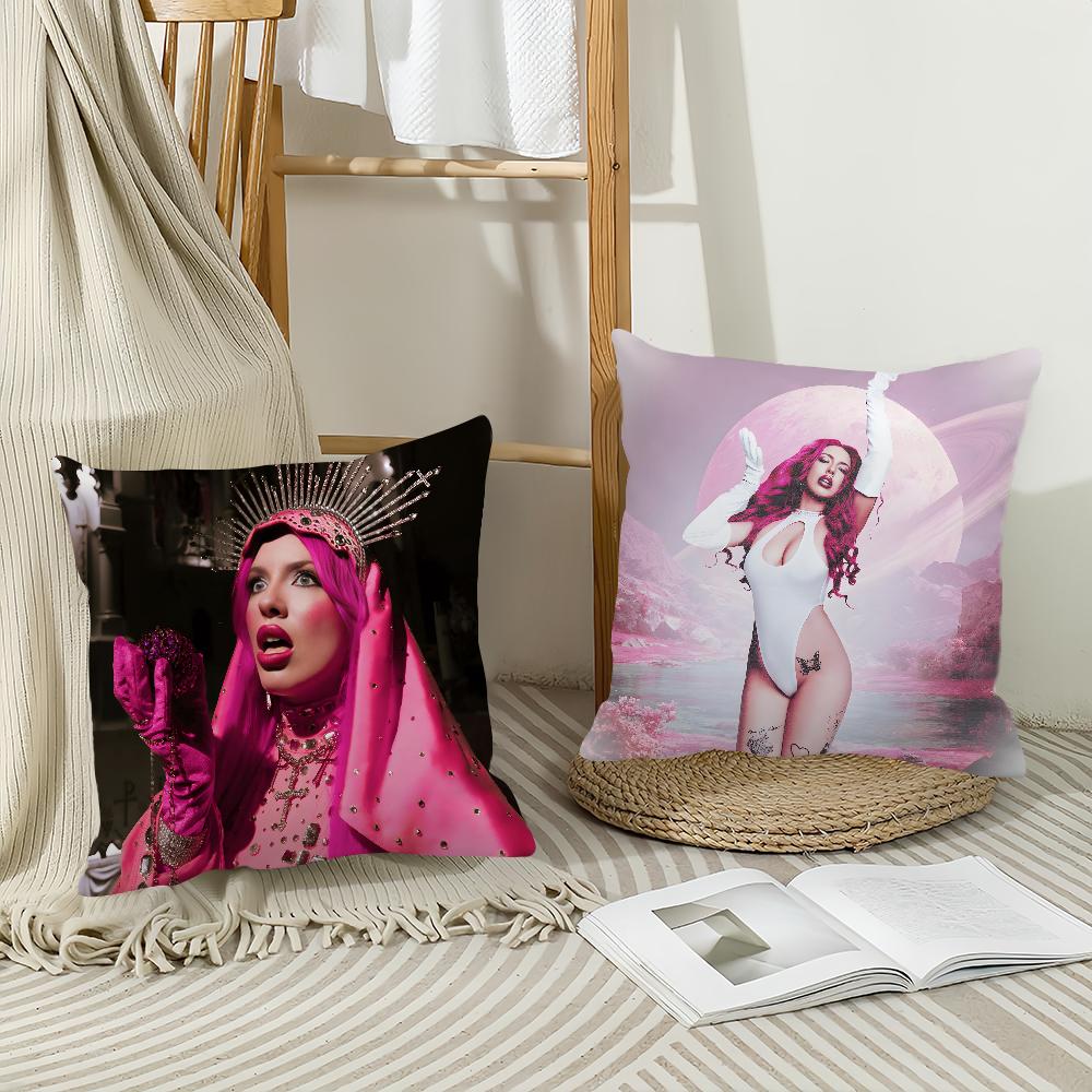 Singer Chrissy Chlapecka Christine Clam Casino Pillow Case Home Cushion Cover Suitable For Office Sofa Car Suitable For All