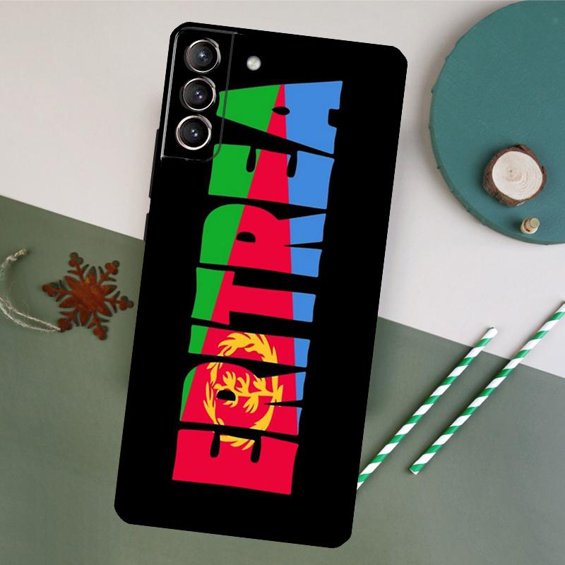 Eritrea Flag Phone Case For Samsung Galaxy S26 S25 Ultra S20 S21 S22 S23 S24 S10 Plus S25 FE Back Cover