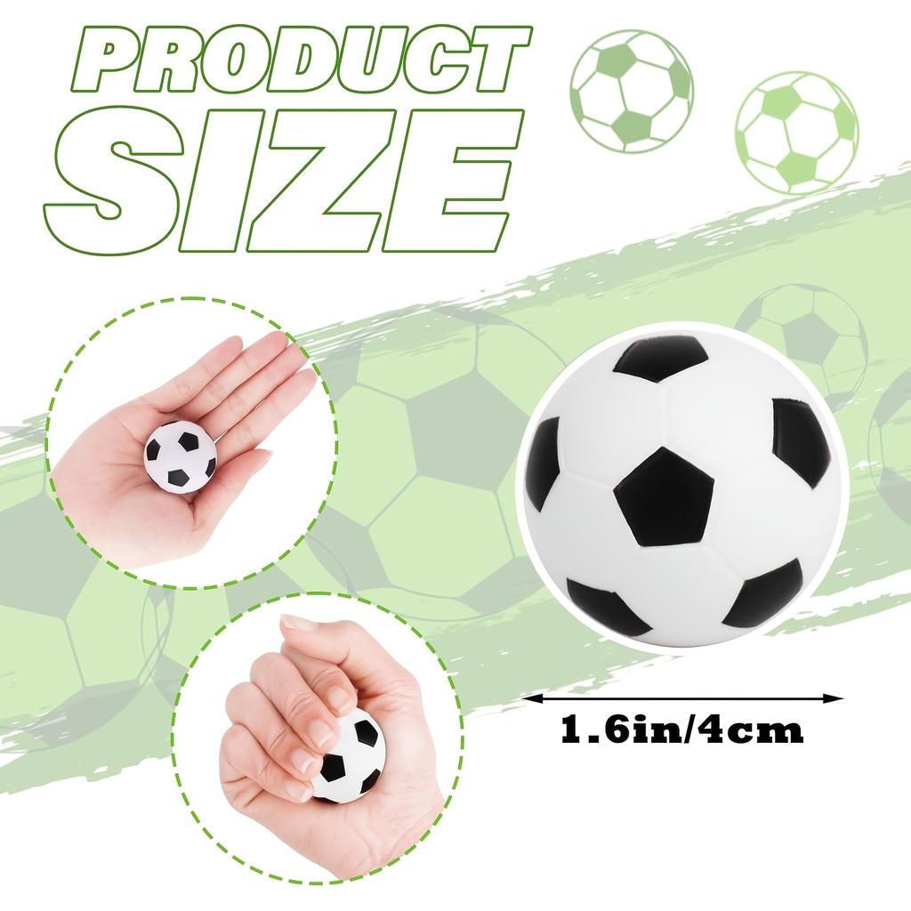 6 Pack Mini Football Stress Balls Soft Squeeze Footballs for Relaxation Anxiety Party Favors Classroom Prizes Goodie Bag Stuffers