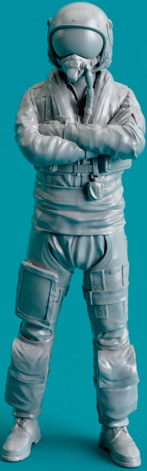 

Reskit Taiwan Mirage 2000 Male Pilot Standing Type 1 3D Printer Kit 1/72 RSKF72-0013