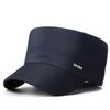 Mens Winter Warm Flat Top Cap with Ear Flaps Dad Hat