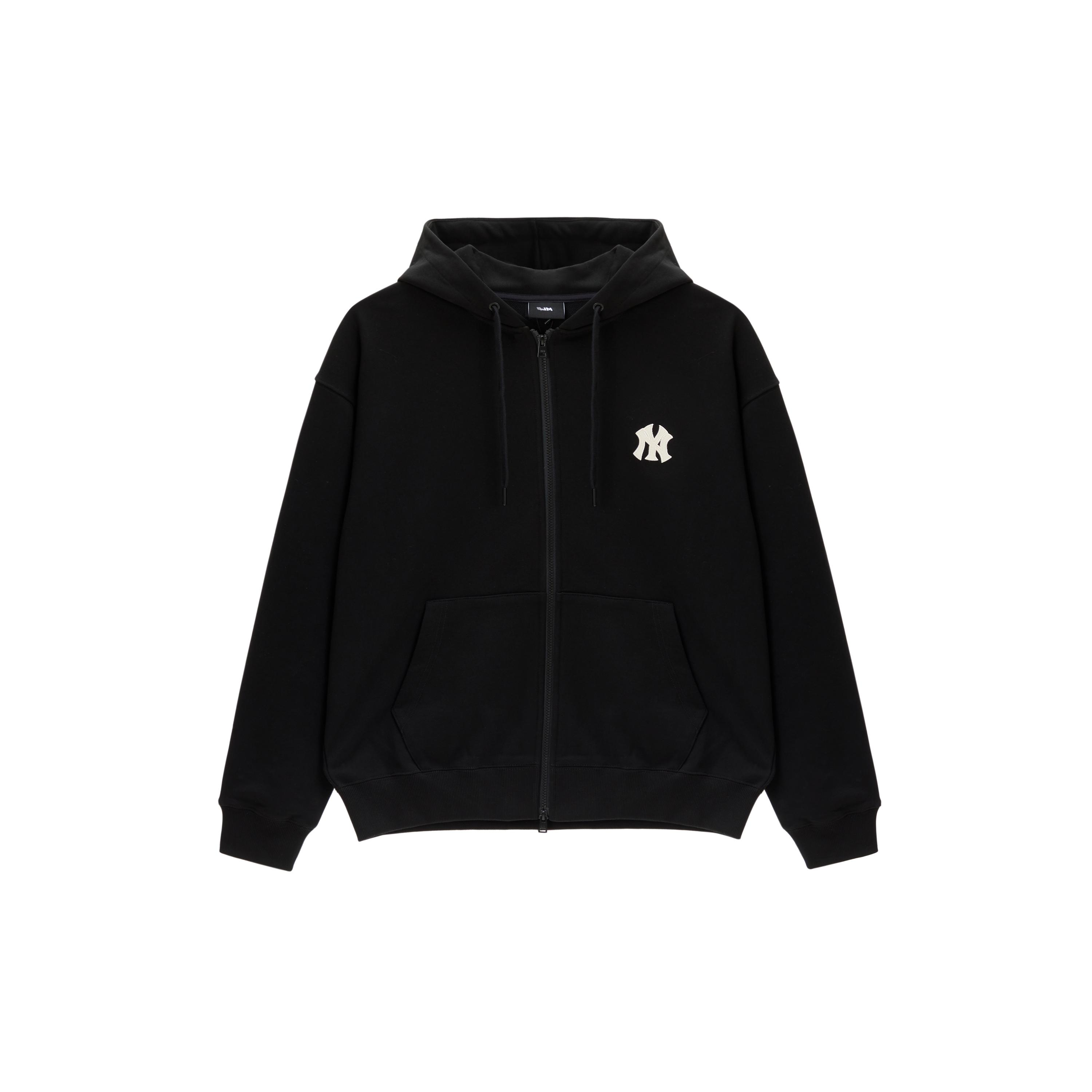MLB Sweatshirt Jacket Unisex Black 3ATRB0134-50BKS