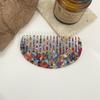 Anti-static Semicircular Comb Wide-tooth Acetate Hair Comb Hawksbill Hair Comb  Travel Accessories