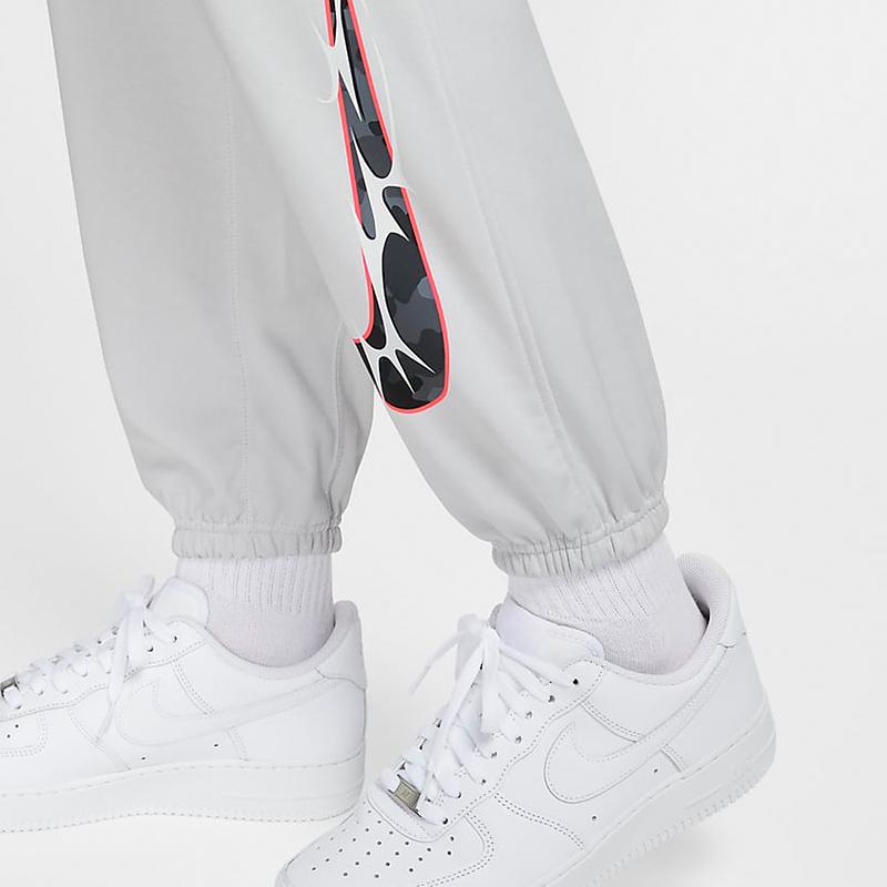 Nike Fleece Lined Breathable Lace-Up Casual Pants Men bottoms White HV1844016
