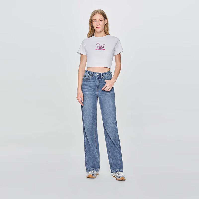 Lee 428 Women's Mid-Blue Straight Jeans
